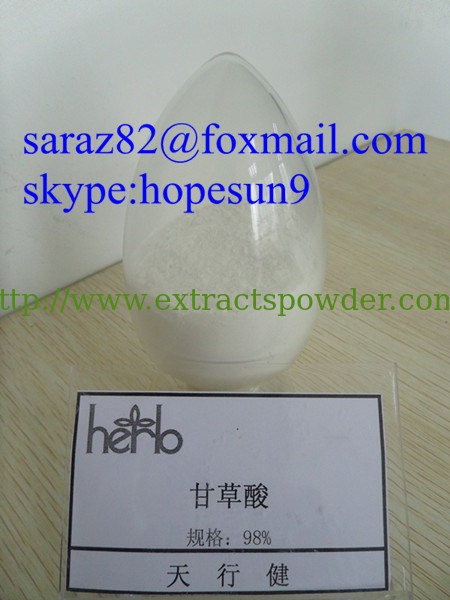24%98%Glycyrrhizic Acid,Glycyrrhizic Acid powder,Licorice Extract cas 1405-86-3
